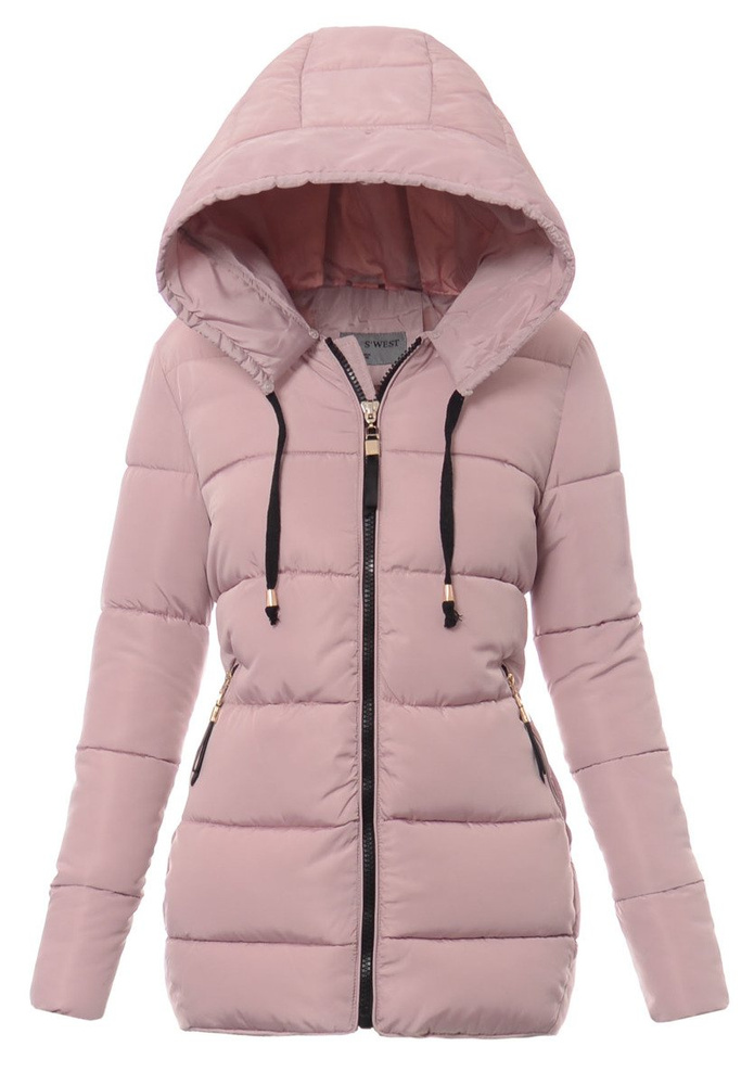 Damska Zimowa Kurtka Ortalionowa Melani Różowa