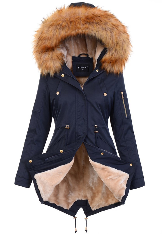 Parka Zimowa Pola Granatowa