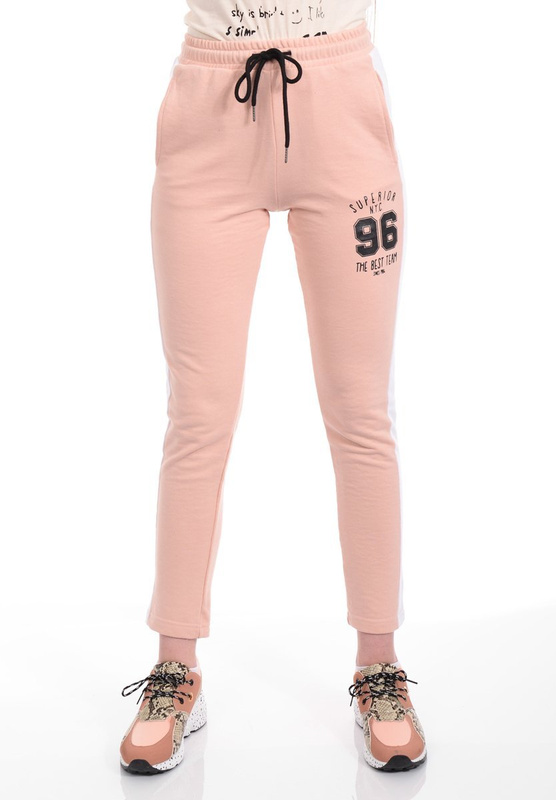 Damskie Spodnie Dresowe Różowe