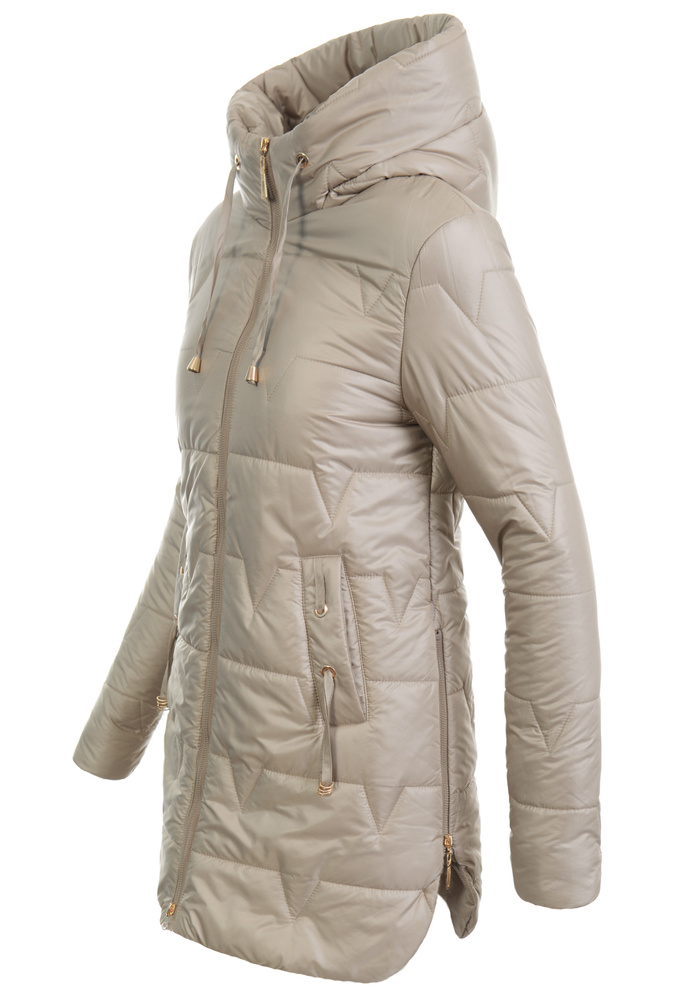 Damska Kurtka Zimowa Alina Beżowa