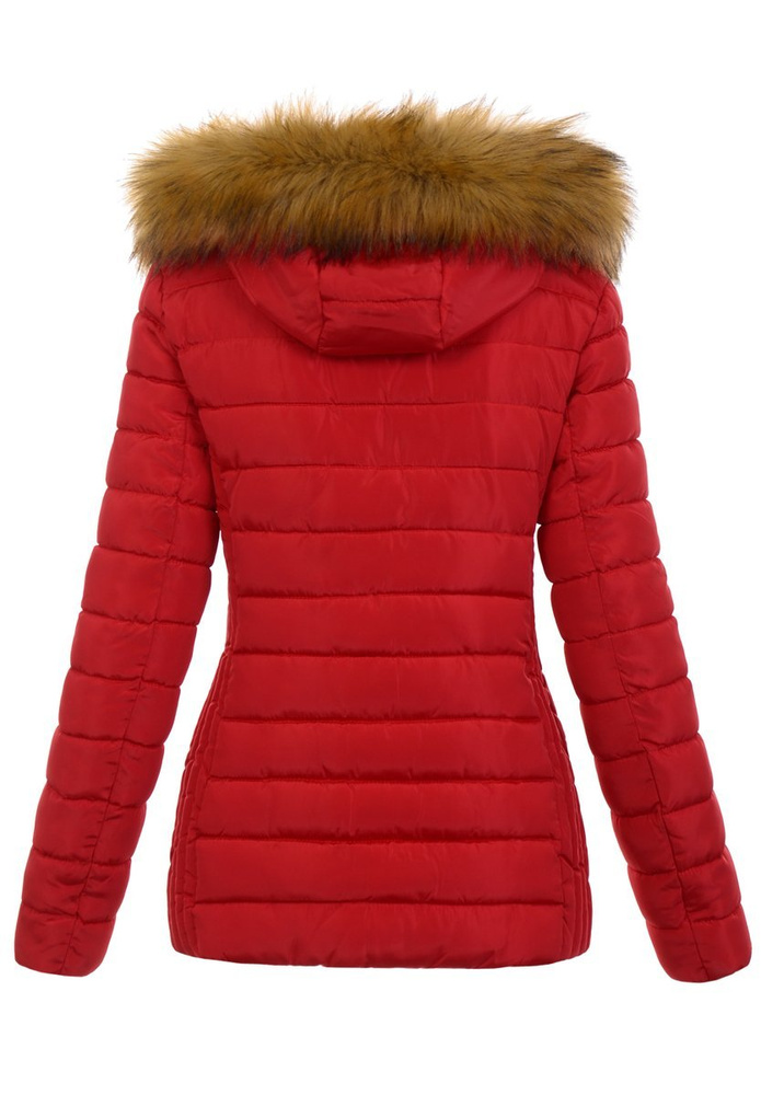 Damska Kurtka Ortalionowa Dominika Czerwona