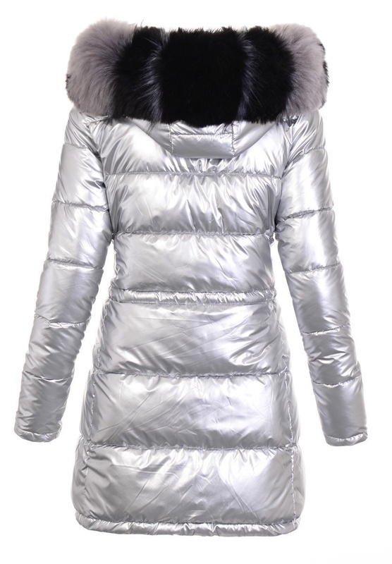 Damska Kurtka Ortalionowa Adelajda Szara