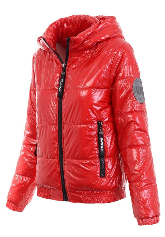 Damska Wiosenno-Jesienna Kurtka Paulina Czerwona