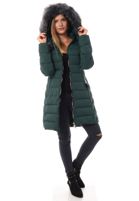 Damska Kurtka Ortalionowa Milena Zielona