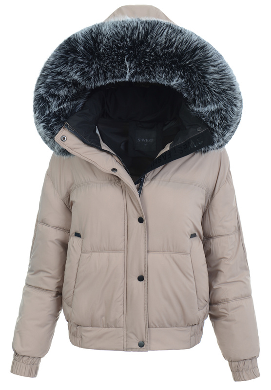 Damska Kurtka Zimowa Karen Beżowa