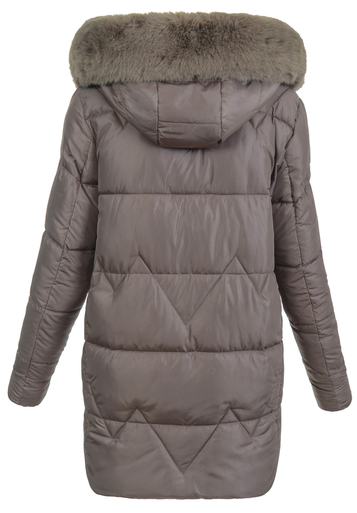 Damska Kurtka Zimowa Amira Brązowa