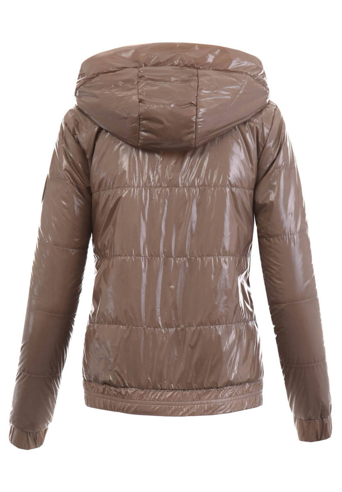 Damska Wiosenna Kurtka Lubomira Jasno Brązowa