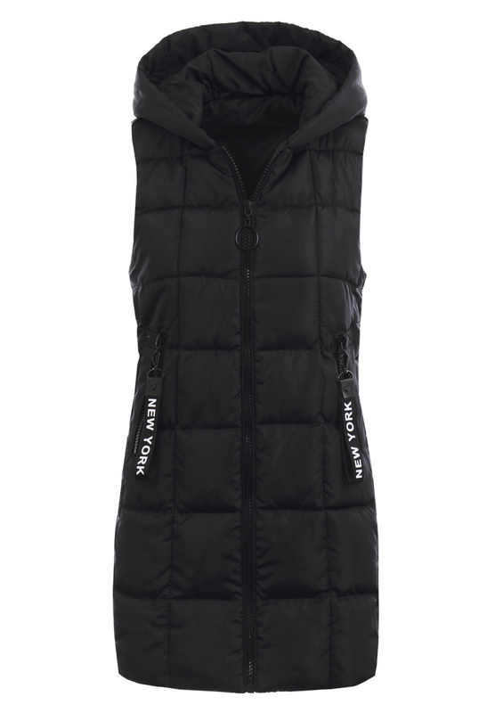 Damska Kamizelka Bezrękawnik Marietta Czarna