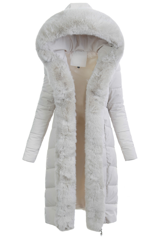 Damska Kurtka Zimowa Hana Ecru