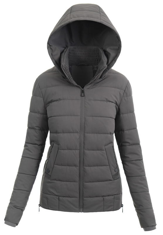 Damska Kurtka Zimowa Bernadeta Szara