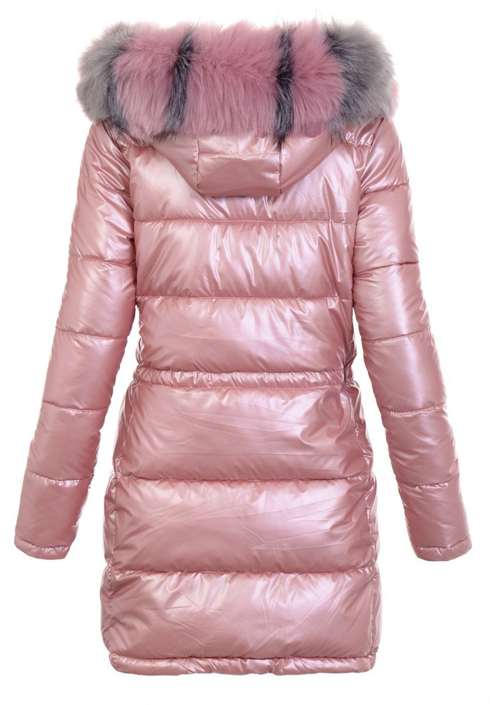 Damska Kurtka Ortalionowa Adelajda Różowa