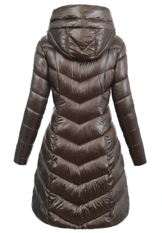 Damska Kurtka Pikowana Iris Brązowa