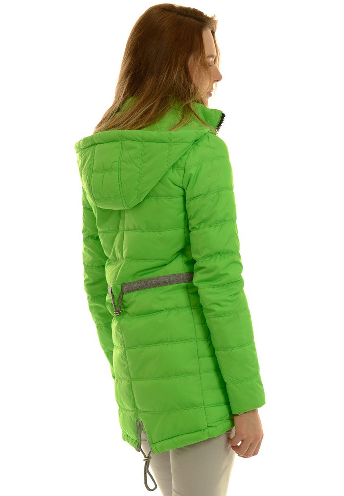 Damska Jesienna Wiosenna Kurtka Tamara Zielona Neonowa