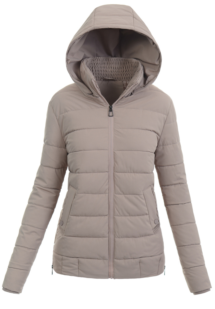 Damska Kurtka Zimowa Bernadeta Beżowa
