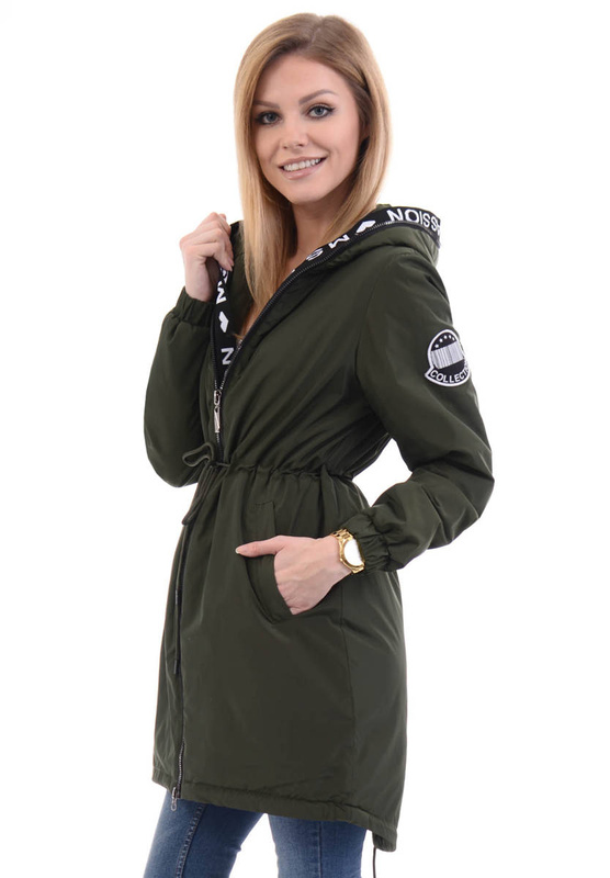 Kurtka Dwustronna Wiosenna Matylda Khaki