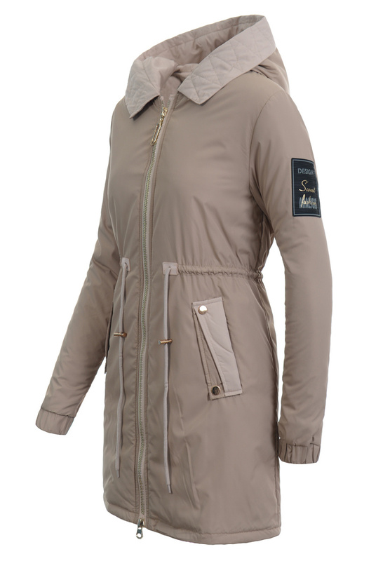 Damska Kurtka Przejściowa Wiosenna Cameron Ciemno Beżowa