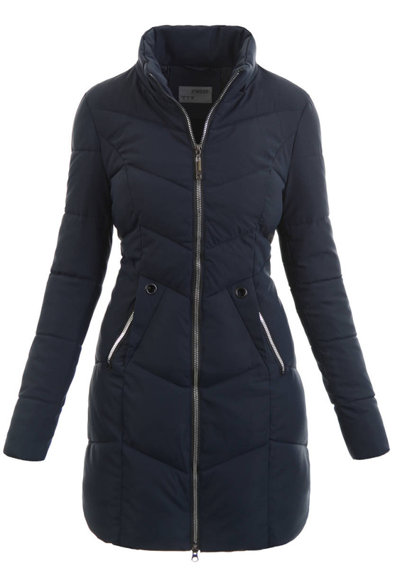 Damska Kurtka Ortalionowa Hortensja Granatowa