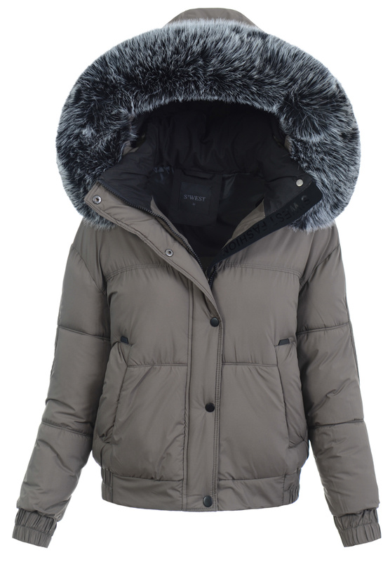 Damska Kurtka Zimowa Karen Brązowa