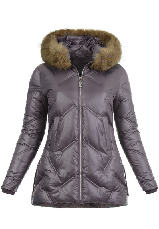 Damska Kurtka Zimowa Ofelia Fioletowa
