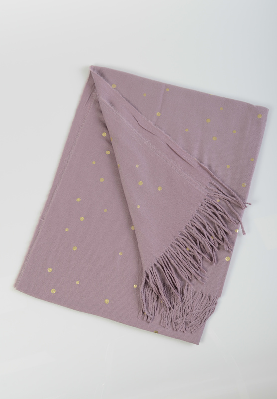 Szal Damski Fioletowy