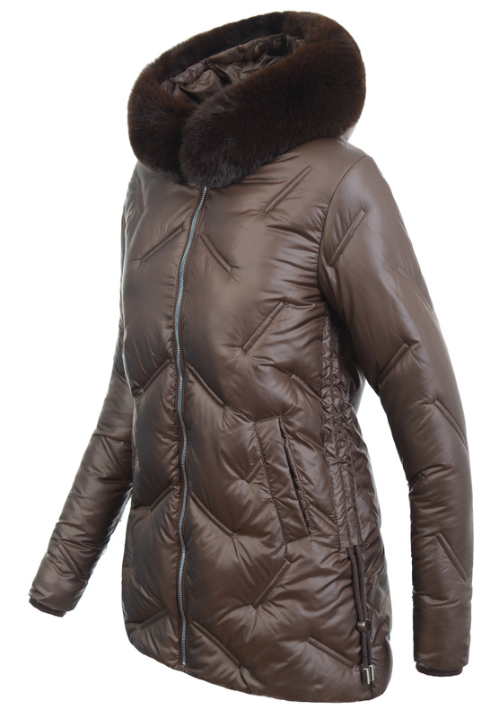 Damska Kurtka Zimowa Antonina Brązowa