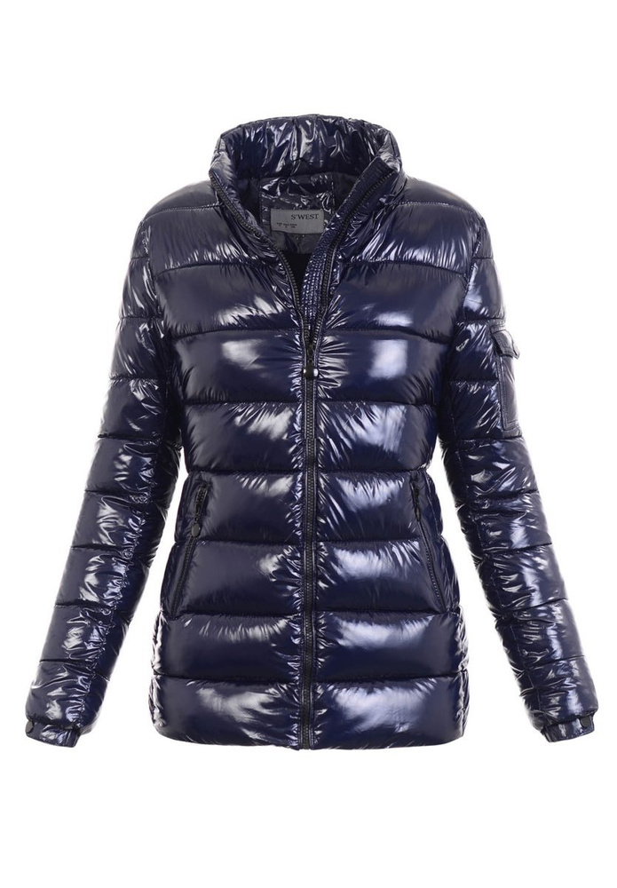 Damska Zimowa Kurtka Diana Granatowa