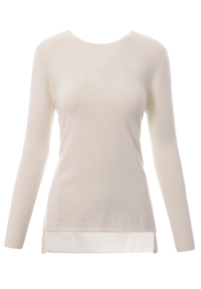 Damska Bluzka Sweterek Biały