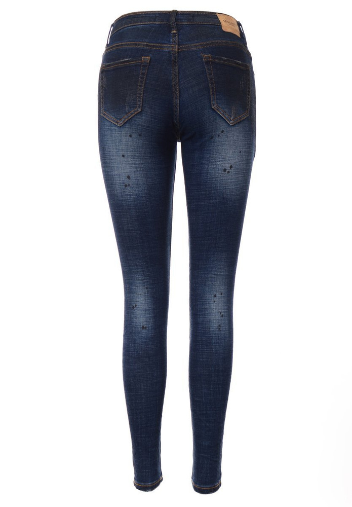 Damskie Spodnie Granatowe