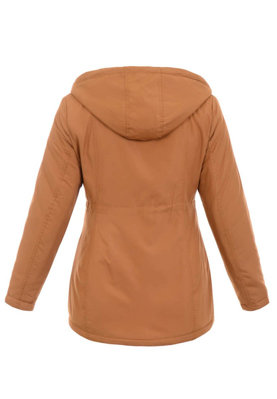 Damska Wiosenna Kurtka Marcjanna Musztardowa