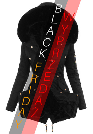 Parka Zimowa Anastazja Czarna 