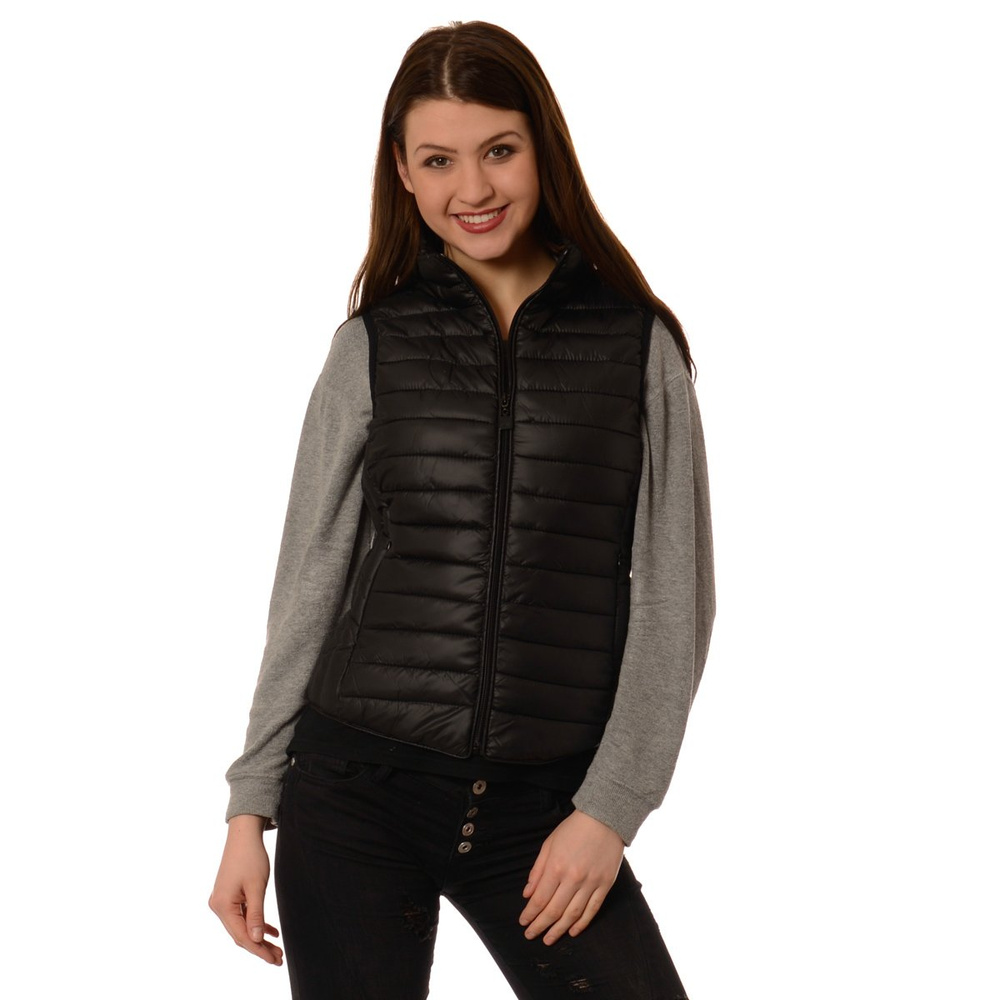 Damska Kamizelka Bezrękawnik Lea Czarny