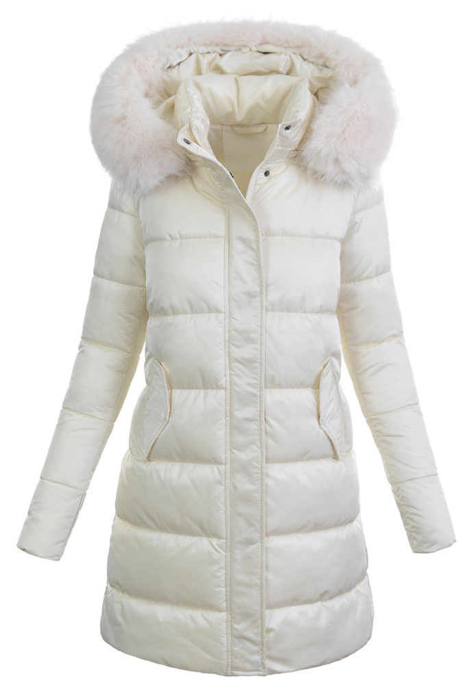 Damska Kurtka Zimowa Naomi Ecru