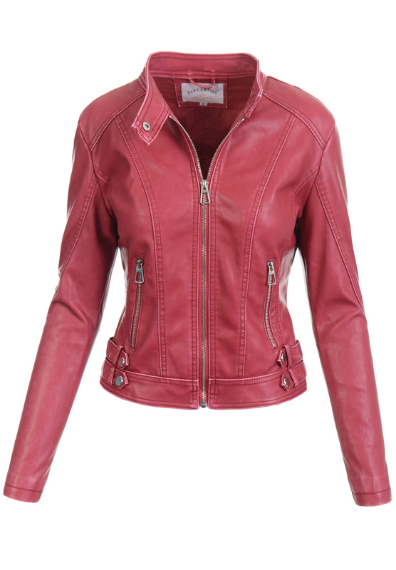 Damska Kurtka Ramoneska Ismena Czerwona