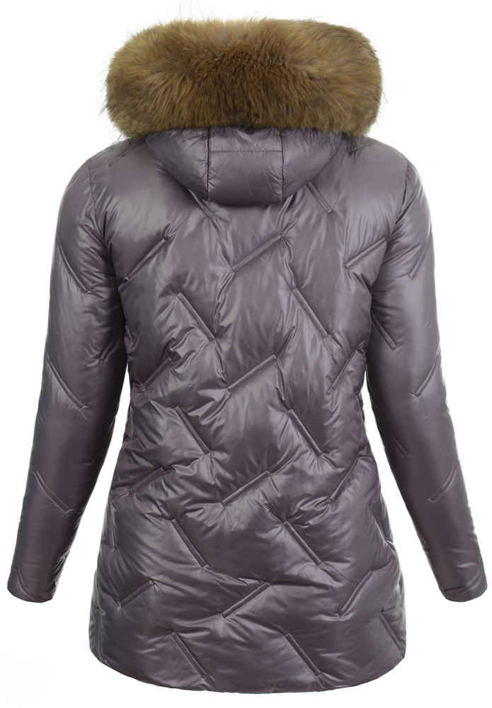 Damska Kurtka Zimowa Ofelia Fioletowa