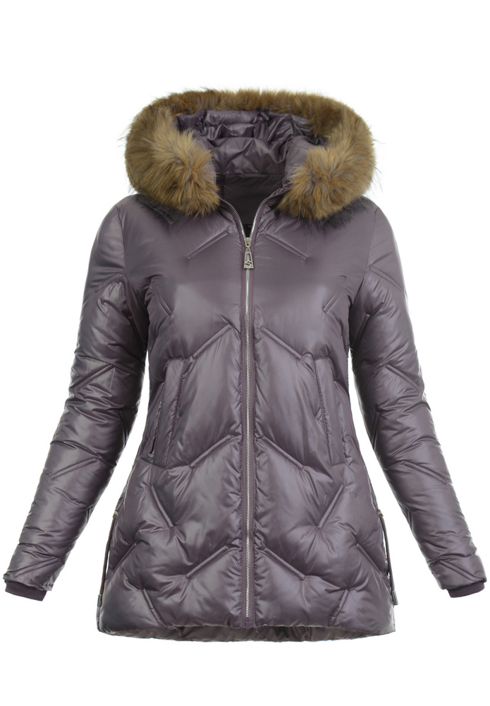 Damska Kurtka Zimowa Ofelia Fioletowa