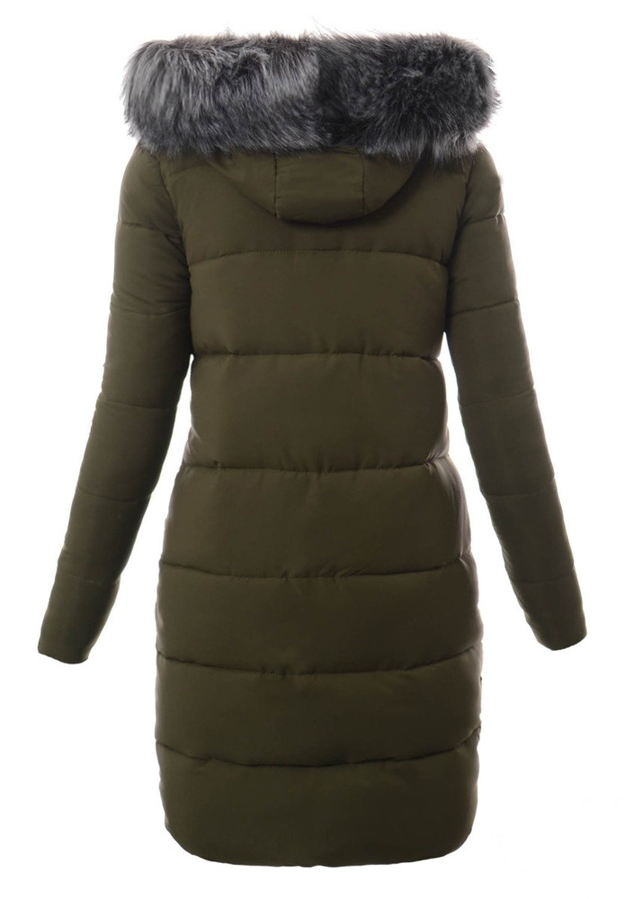 Damska Zimowa Kurtka Ortalionowa Zielona