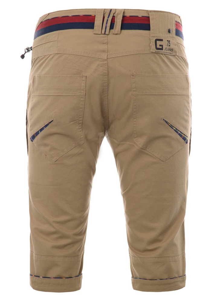 Męskie Shorty Spodenki Krótkie Beżowe