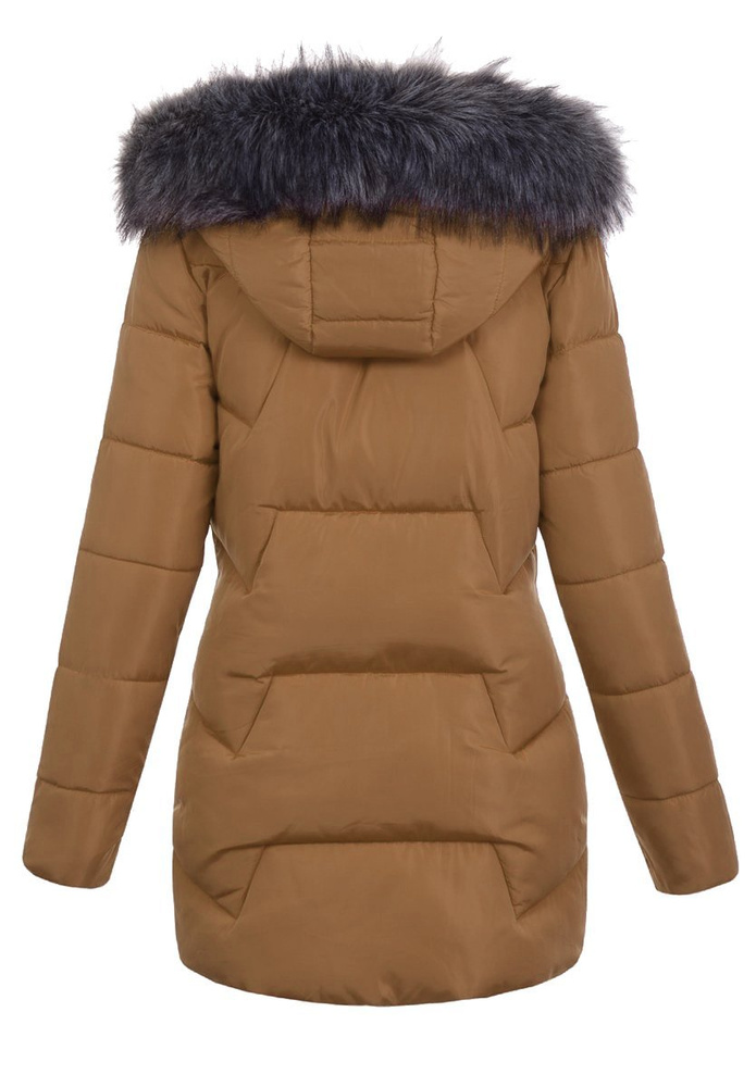Damska Kurtka Ortalionowa Sara Brązowa