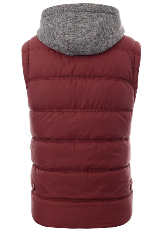 Męska Kamizelka Bezrękawnik Adrian Bordowy