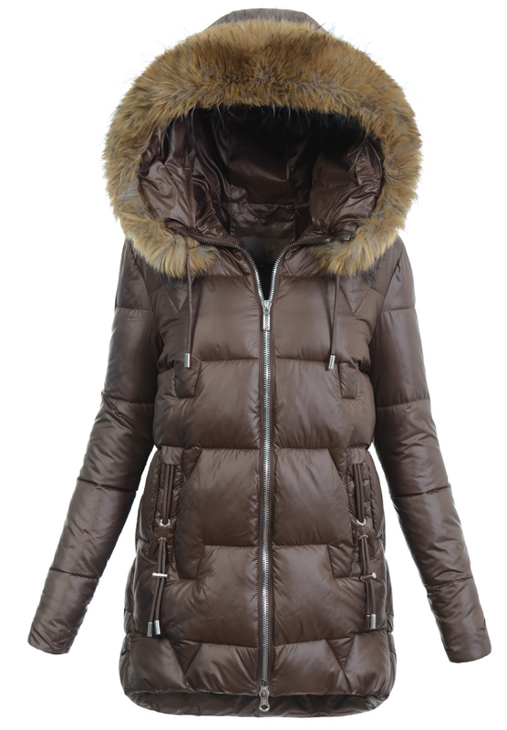 Damska Kurtka Ortalionowa Krystyna Brązowa