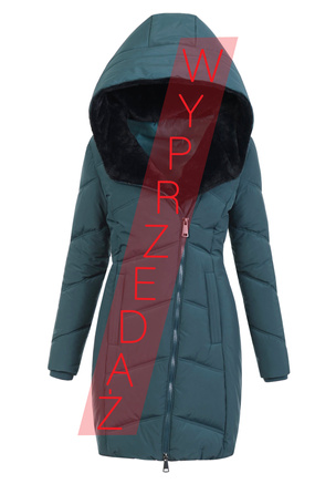 Damska Ortalionowa Kurtka Małgosia Zielona