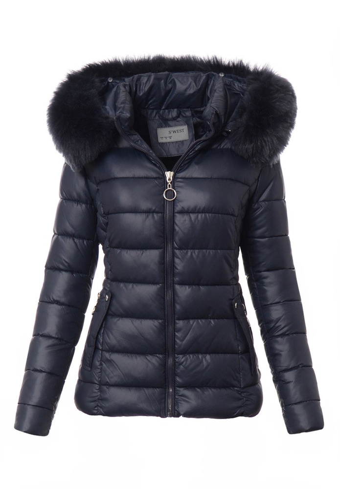 Kurtka Zimowa Jowita Granatowa