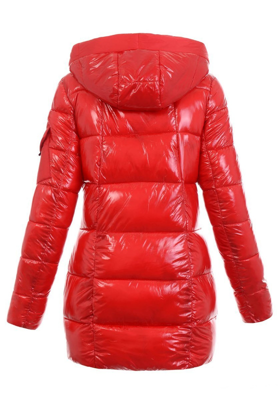Damska Kurtka Ortalionowa Eliza Czerwono-Szara