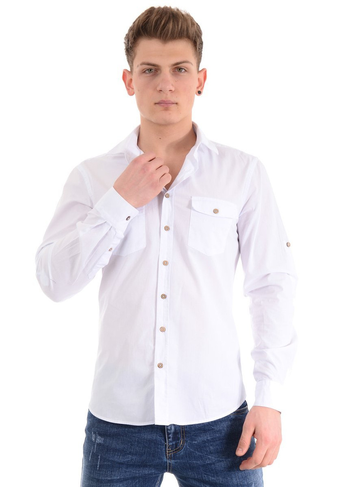 Męska Koszula Biała