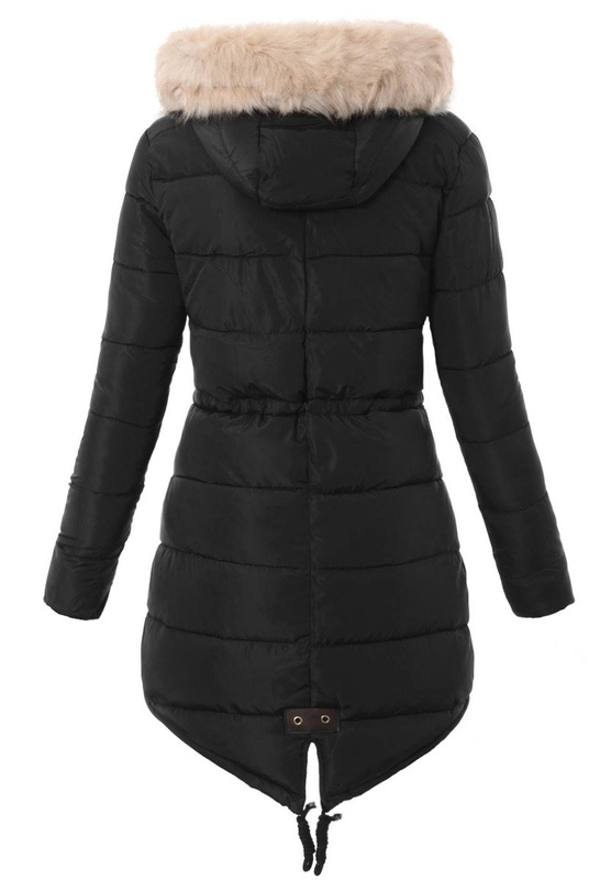 Damska Zimowa Kurtka Ortalionowa Loretta Czarna