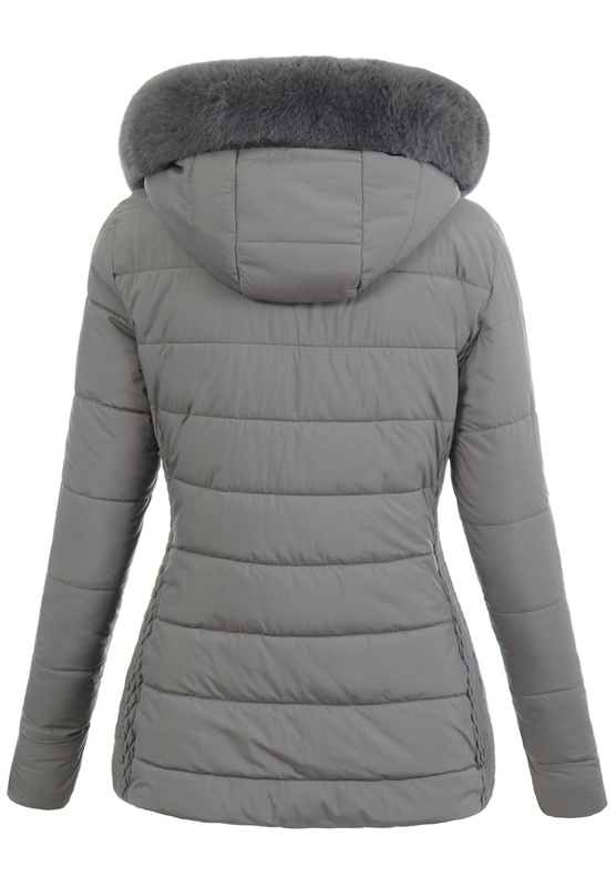 Damska Kurtka Zimowa Kaja Szara