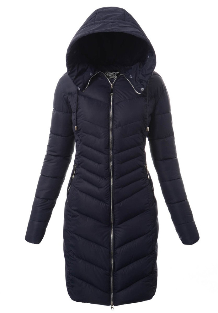 Damska Zimowa Ortalionowa Kurtka Granatowa
