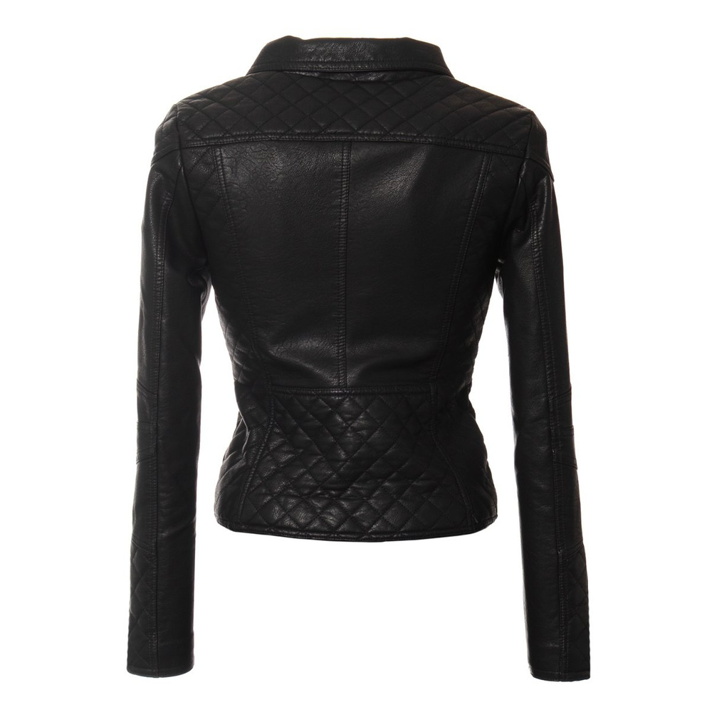 Motocyklowa Damska Kurtka Ramoneska Andrea Czarna