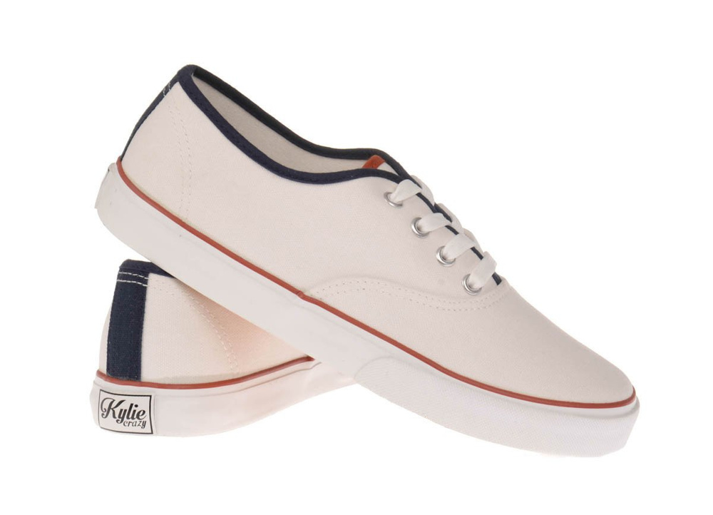 Męskie Trampki Tenisówki Białe