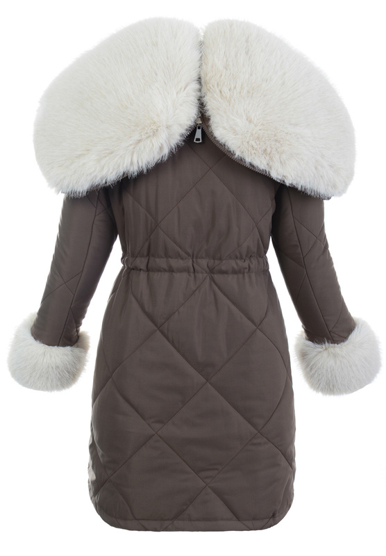 Parka Zimowa Parka Eftalia Brązowa